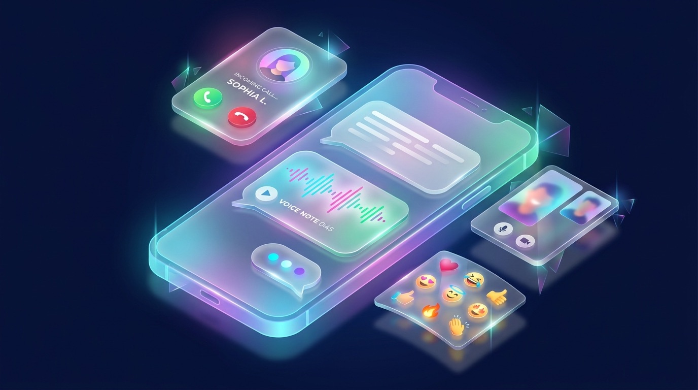 Voice notes, calls, threaded replies — done right.